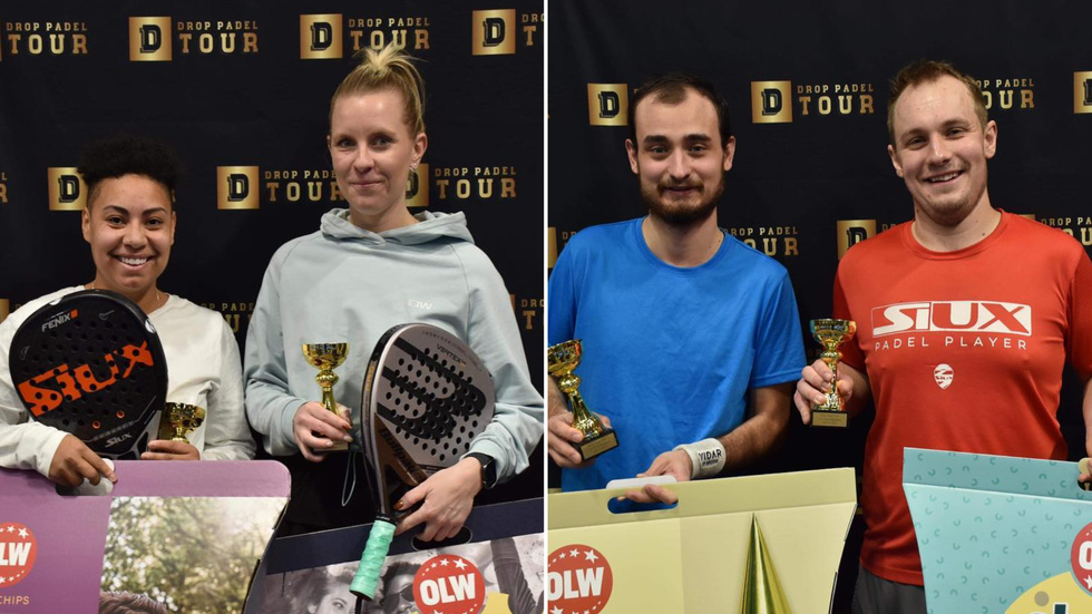 Ellen Larsson, Mirell von Schantz, Belmin Begovic och Jens Virtanen vann sina klasser i den sista deltävlingen av Drop Padel Tour.