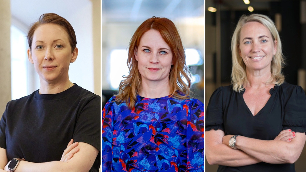 Kvinnornas frammarsch i medievärlden är påtaglig. Här syns tre goda exempel: Åsa Junkka, publicistisk chef i NTM-koncernen, Lenitha Andersson-Junkka, NSD:s chefredaktör, samt Lina Hedenström, vd för NTM-koncernen (som äger NSD).