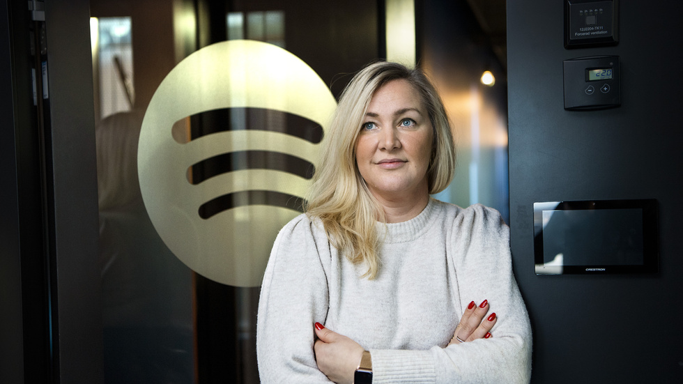 Jenny Hermanson, vd för Spotify i Norden. Arkivbild.
