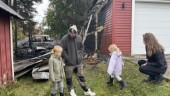 Småbarnspappan om branden: "Grannen räddade oss"