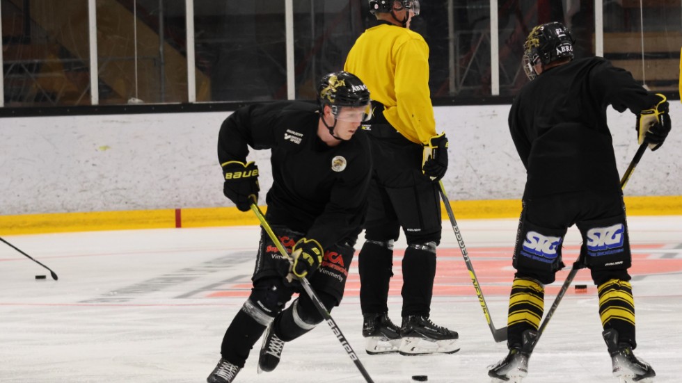 Vimmerby Hockey gjorde sin första träning på is för säsongen.