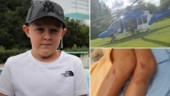 Anton, 7, föll från hopptornet – rakt ned i betongen