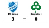Seger för IFK Luleå på hemmaplan mot Bergnäset