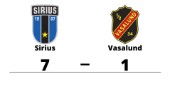 Sirius vann i P16 Allsvenskan, B-slutspel norra mot Vasalund