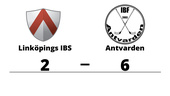 Tre poäng för Antvarden hemma mot Linköpings IBS
