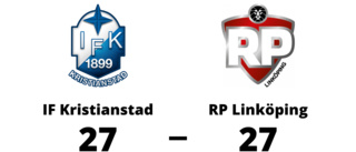 RP Linköping spelade lika borta mot IF Kristianstad