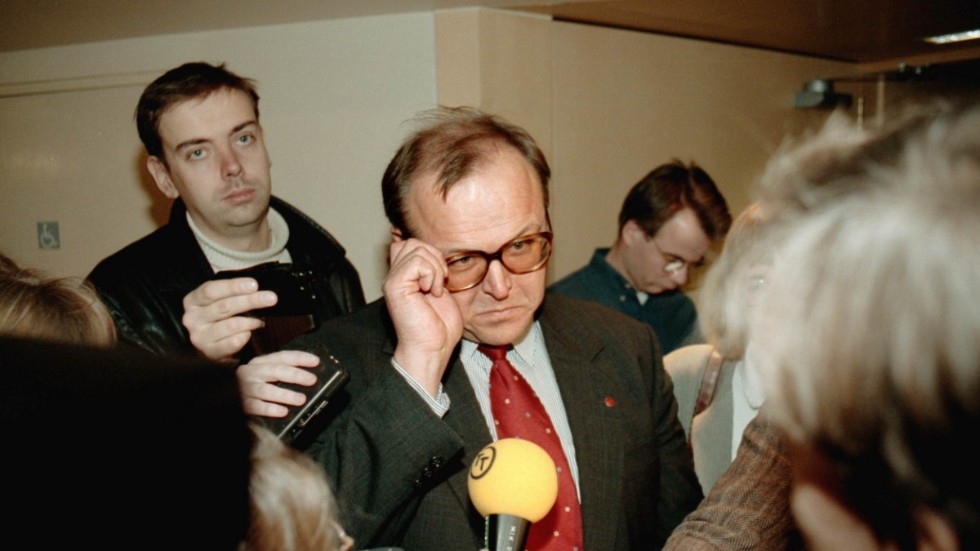 Finansminister Göran Persson (S), här 1995, ville hålla nere statens utgifter.
