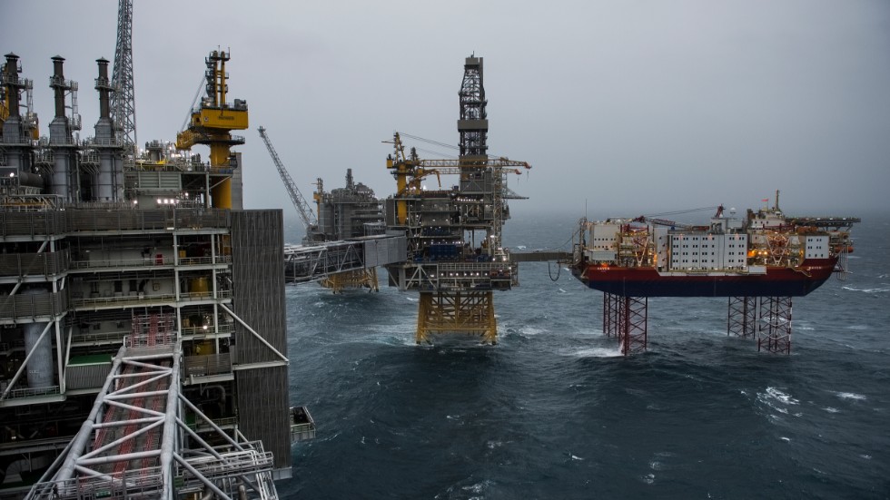 Norsk oljeproduktion brottas med en strejk bland oljearbetare, som bland annat påverkar Johan Sverdrup-fältet i Nordsjön. Arkivbild.