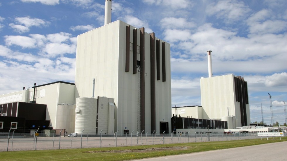 Här en bild på Forsmarks kärnkraftverk. 