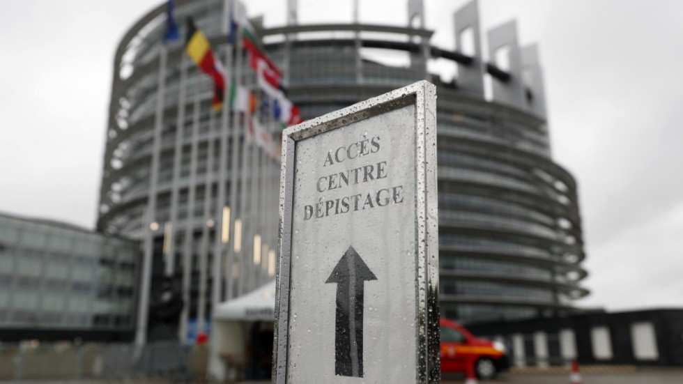 EU-parlaments lokaler i Strasbourg tvingas återigen vänta på sina ledamöter. Arkivfoto.