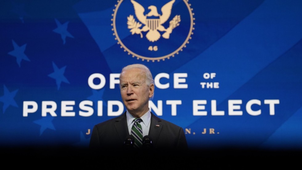 Joe Biden, USA:s nyvalde president, förväntas trappa upp ”gaskriget”, där Ryssland vill öka leveransen av naturgas till Europa.