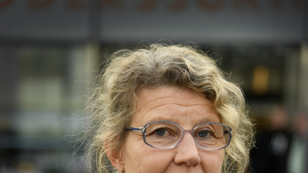 Intensivsjuksköterskan Tina Skoglund på Södersjukhuset i Stockholm.