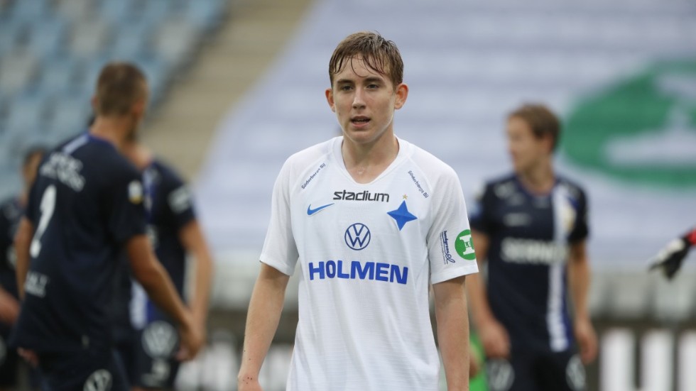 Isländske tonårstalangen Ísak Bergmann Jóhannesson förlänger kontraktet med IFK Norrköping. Arkivbild.