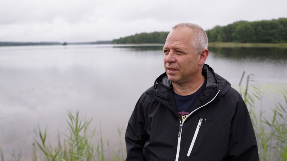 Tino Åberg hamnade i händelsernas centrum när han slog larm om det allvarliga läget i sjön Yxern 2013.