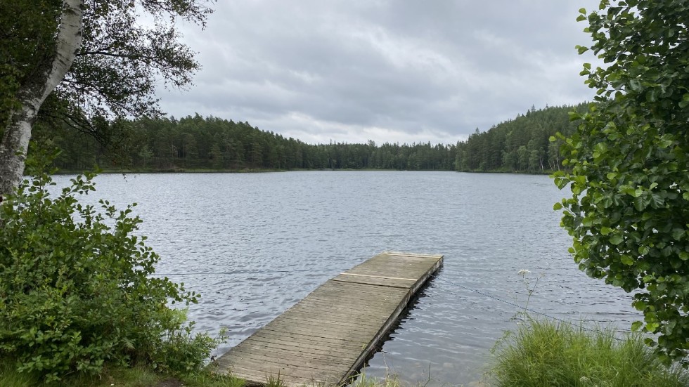 Försjön är belägen en mil utanför för Vimmerby.