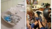 Vaccineringen inledd i Sigtuna – hoppas slippa visiren