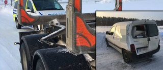Timmerbilschauffören misstänks ha rammat fordon – med flit
