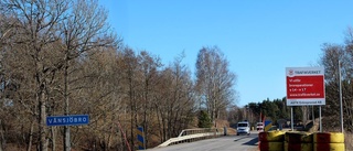 Bron i Vånsjöbro stängs av
