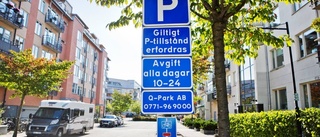 Oro för uteblivna parkeringsplatser
