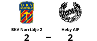 BKV Norrtälje 2 och Heby AIF kryssade efter svängig match