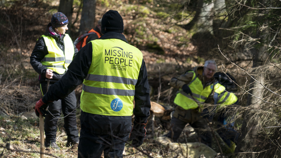 Missing People is helping the search for the missing woman in Robertsfors municipality. 