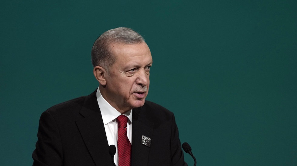 President Recep Tayyip Erdogan har skickat vidare Sveriges Natoansökan till parlamentet. Arkivbild.