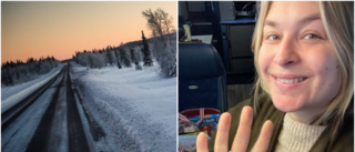 Kända artistens julresa på väg mot Luleå – hela familjen i buss