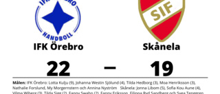 Skånela besegrade på bortaplan av IFK Örebro