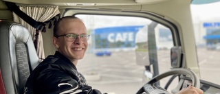 Alexander, 18 år, tävlar i lastbilskörning: "Man får inte tveka"