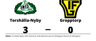 Segerraden förlängd för Torshälla-Nyby - besegrade Gropptorp