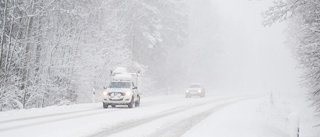 Varning för snö och trafikstörningar i norr