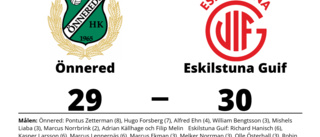 Eskilstuna Guif vann uddamålsseger mot Önnered