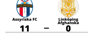 Linköping Afghanska chanslöst mot Assyriska FC