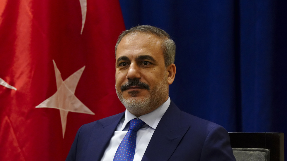 Turkiets utrikesminister Hakan Fidan. Arkivbild.