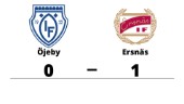 Förlust med 0-1 för Öjeby mot Ersnäs