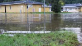 Efter spöregnet – avstängda vägar och översvämning på golfbanan