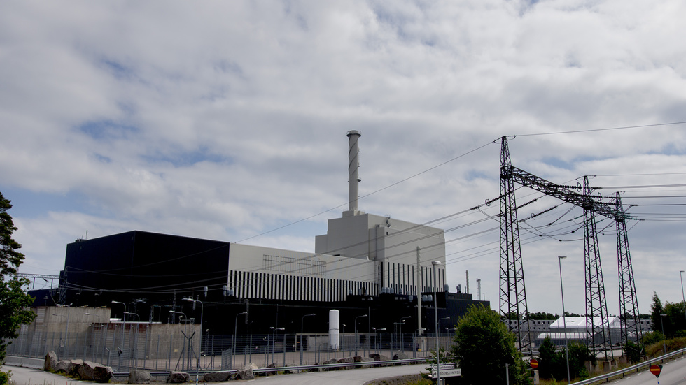Kärnkraftverket O3 på Simpevarpshalvön utanför Oskarshamn.