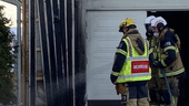 Brand i soptunna spred sig – garage skadat