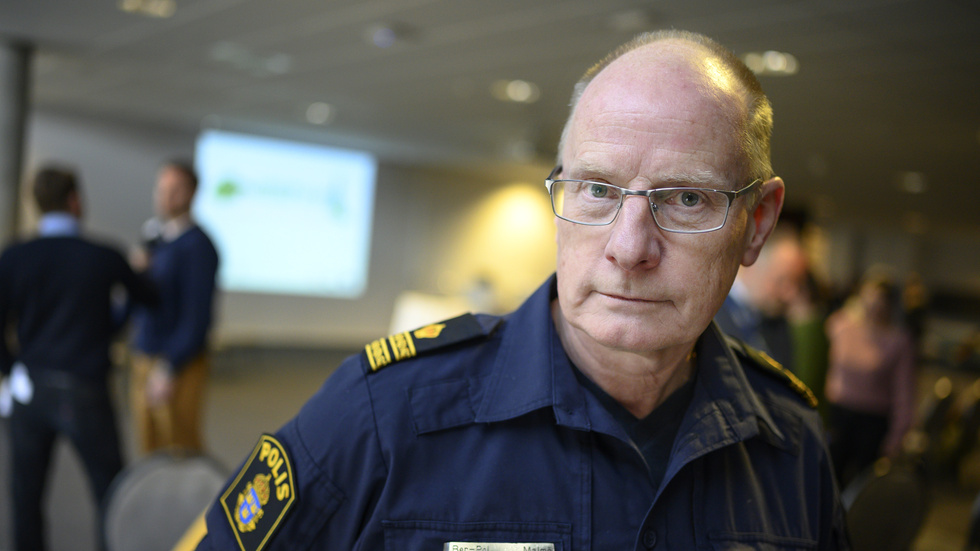Polisen Glen Sjögren, koordinator för projektet Sluta skjut i Malmö, pekar på att det grova våldet gått ner markant i åldrarna. Arkivbild.