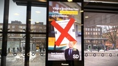 Partiets reklamkampanj: "Rösta blankt i folkomröstningen!"