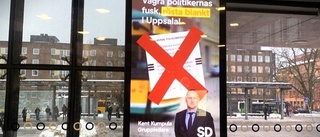 Partiets reklamkampanj: "Rösta blankt i folkomröstningen!"
