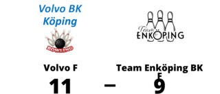 Team Enköping BK F föll mot Volvo F med 9-11