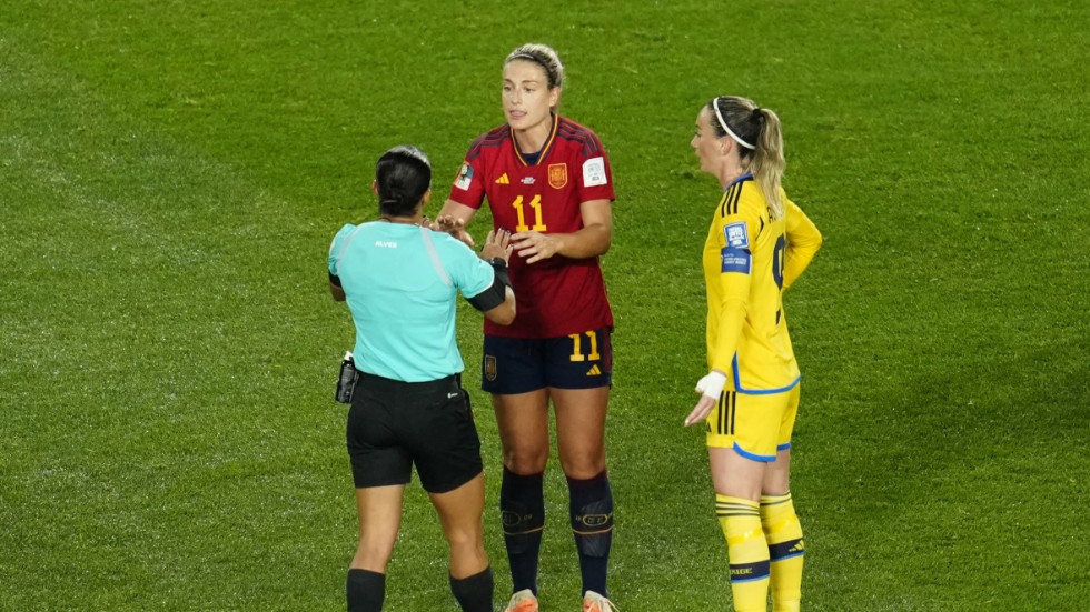 Sverige var inte nöjda med domaren Edina Alves Batistas insats i semifinalen.
