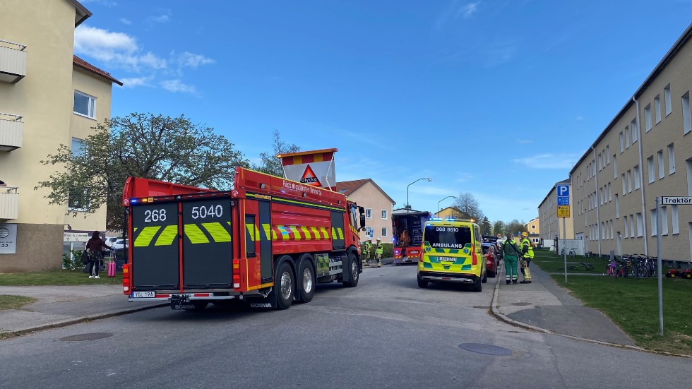 En singelolycka har inträffat på Bondebygatan i Vimmerby.