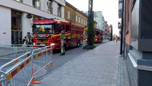 Räddningstjänsten larmades om brandlukt på restaurang