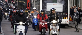 BILDEXTRA: Storpublik när motorcykelkortegen kom tillbaka 