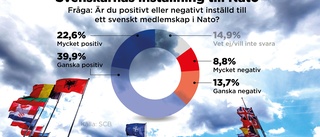 Över 60 procent positiva till Nato