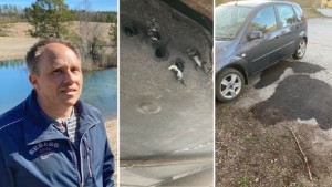 Fräcka bensintjuvar härjar i Hållsta – familjen Edlund har fått båda sina bilar uppborrade: "Är inte jättefega av sig"