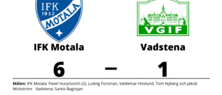 Underläge i halvtid - då vände IFK Motala och vann