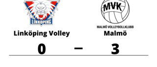 Linköping Volley utklassat av Malmö hemma
